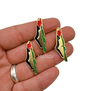 Free Palestine Map Pin Badge for Palestinian Gift, Support Palestine, Badge Collection