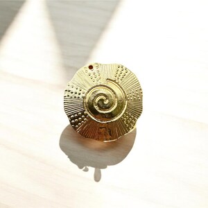 Ancient Egyptian Spiral Pendant, Vintage Charm for Jewelry  Making