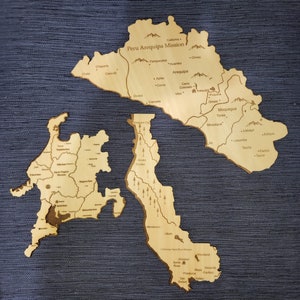 Carte missionnaire artisanale de 8 po. 10 po. ou 12 po.
