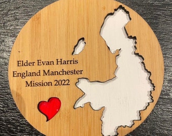 Missionary Christmas ornament! Make a special spot for your Elder or Sister Missionary on your Christmas tree!