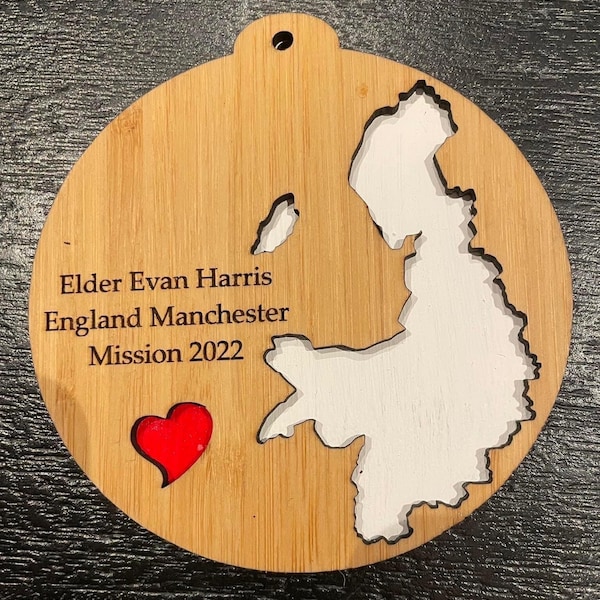 Christmas tree missionary ornaments