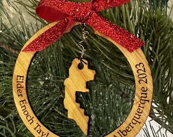 Missionary Christmas ornament! Make a special spot for your Elder or Sister Missionary on your Christmas tree!