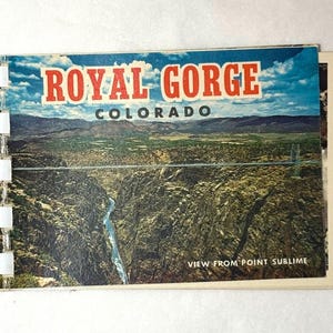 Livret d'informations sur les sites vintage de Royal Gorge dans le Colorado