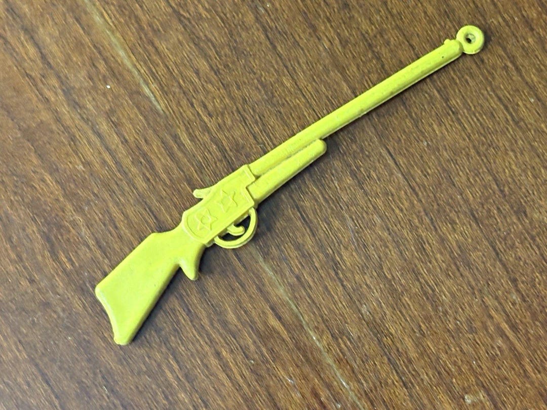Plastic Toy Rifle Vintage Miniature Yellow Toy Plastic Rifle / Shot Gun - Etsy