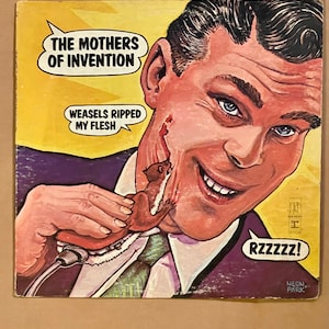 VTG 1970 Vinyl LP Album, The Mothers of Invention - Weasels Ripped My Flesh, Frank Zappa, VG