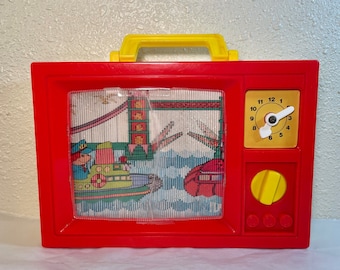 Vintage 1997 Shelcore Wind-up Moving Picture 