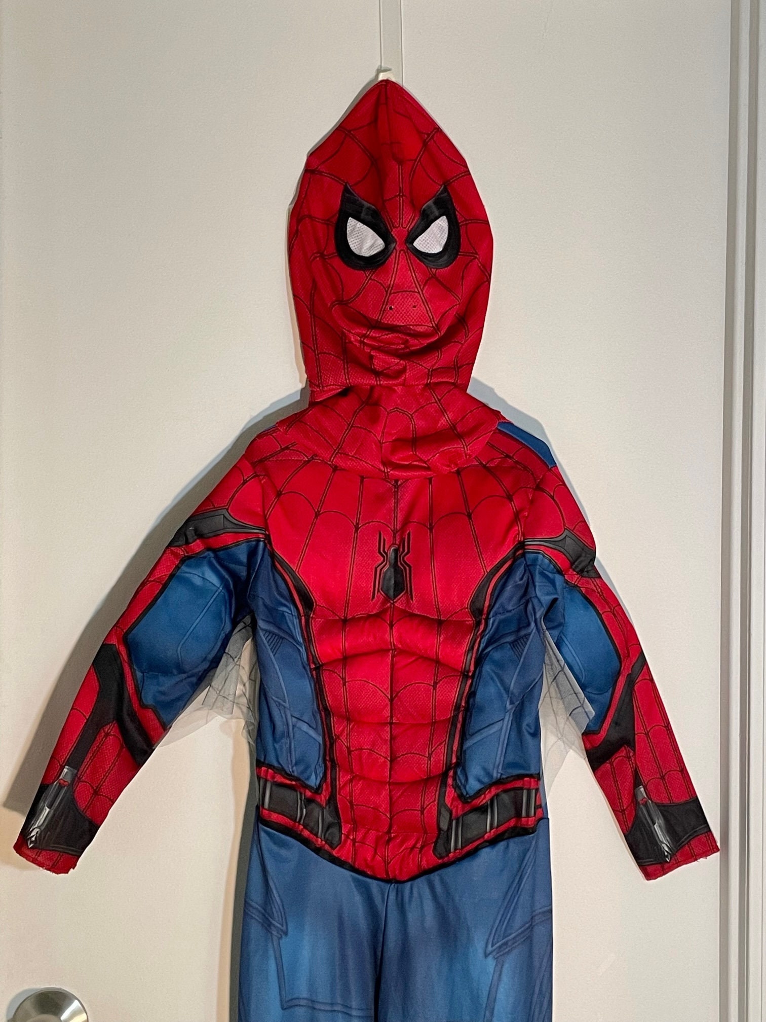 Spider-Man Child Costume - Jumpsuits & Mask Size Medium 8-10