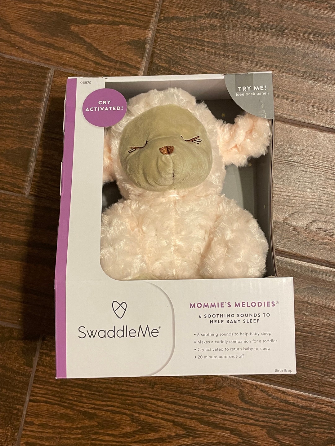 Swaddleme Stuffed Animal Mommies Melodies Lamb Cryactivated Baby