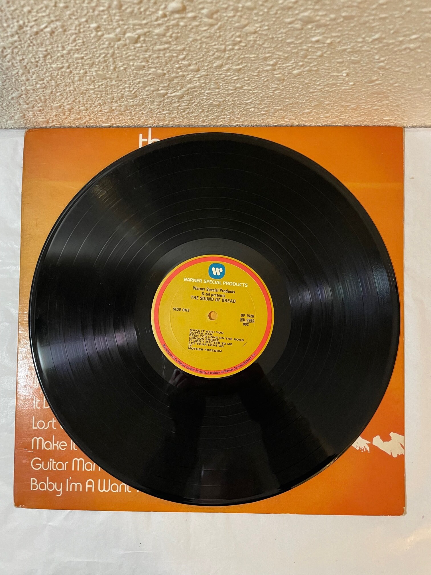 Vintage 1982 Bread (VG+) Vinyl LP Album 