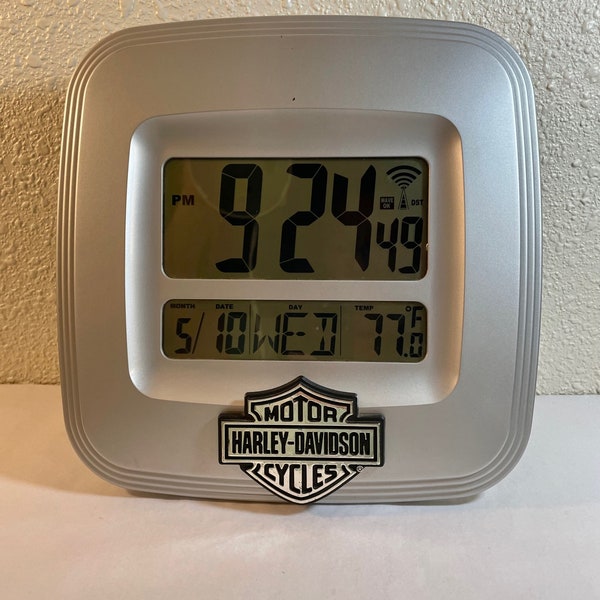 Vintage Harley Davidson Clock Etsy