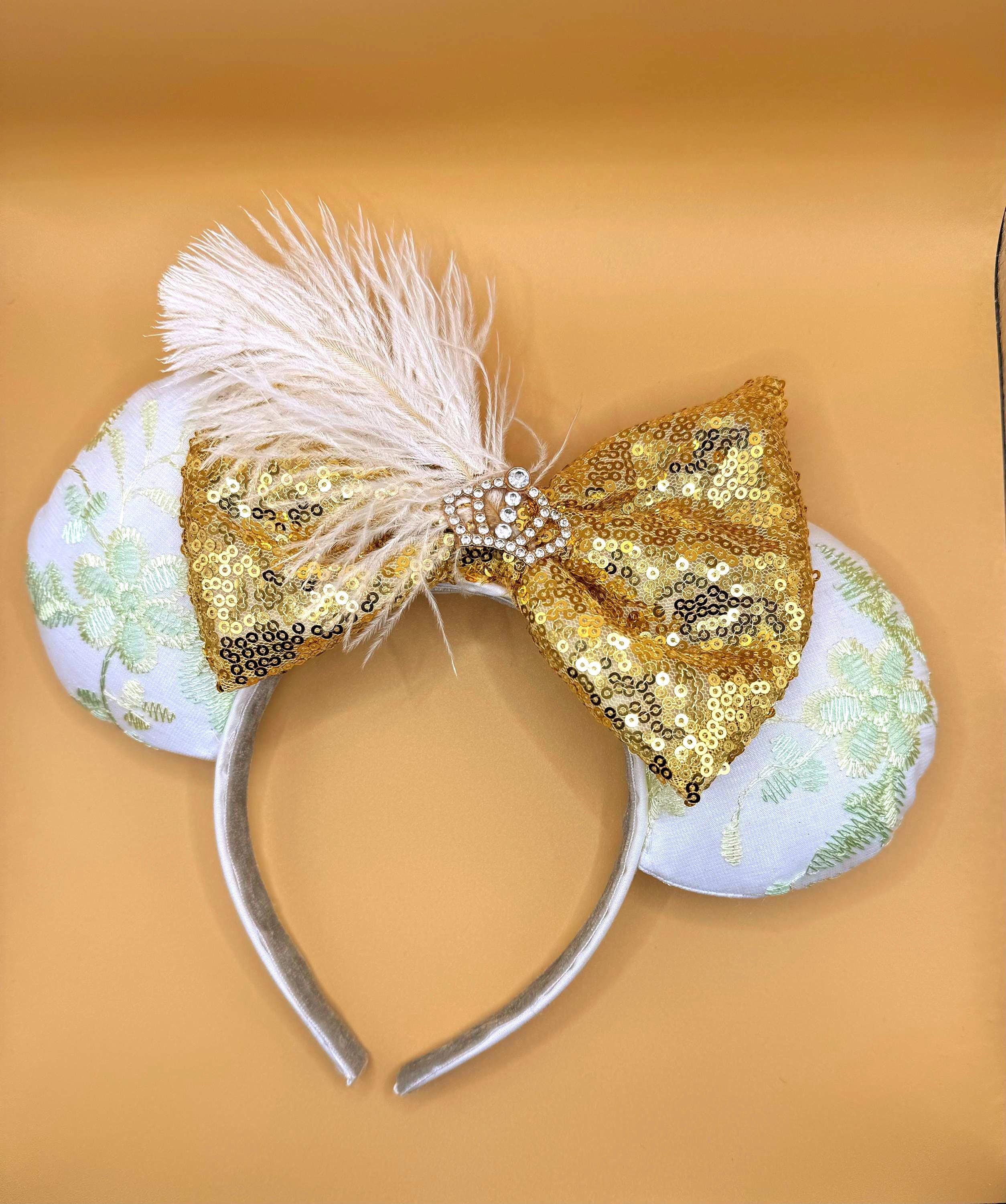 Feather Crown Minnie Mouse Ears Disney Parks Minnie Mouse Crown Purple White | Mercari main image 4