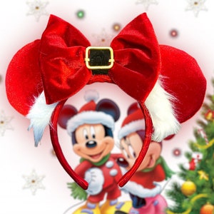 Must Be Santa Mouse Ears, Minnie Ears, Mickey Ears, Christmas Ears