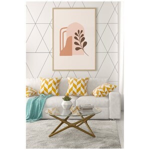 Dekor Wandkunst Drucke, Druckbare Wandkunst, Boho Home Decor Neutral, Abstrakte WandKunst Galerie Terracotta Art Boho Prints, Century Modern Art