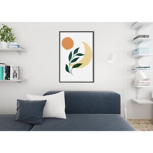 Bohemian Sun Set Of  Wall Art,Watercolor sun wall art, Decorative printable sun wall art, Digital Download wall art, Boho Home Decor Neutral