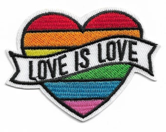 Love is Love Pride Iron On Patch
