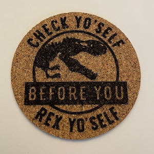 4” cork coasters (4ct) fully customizable.