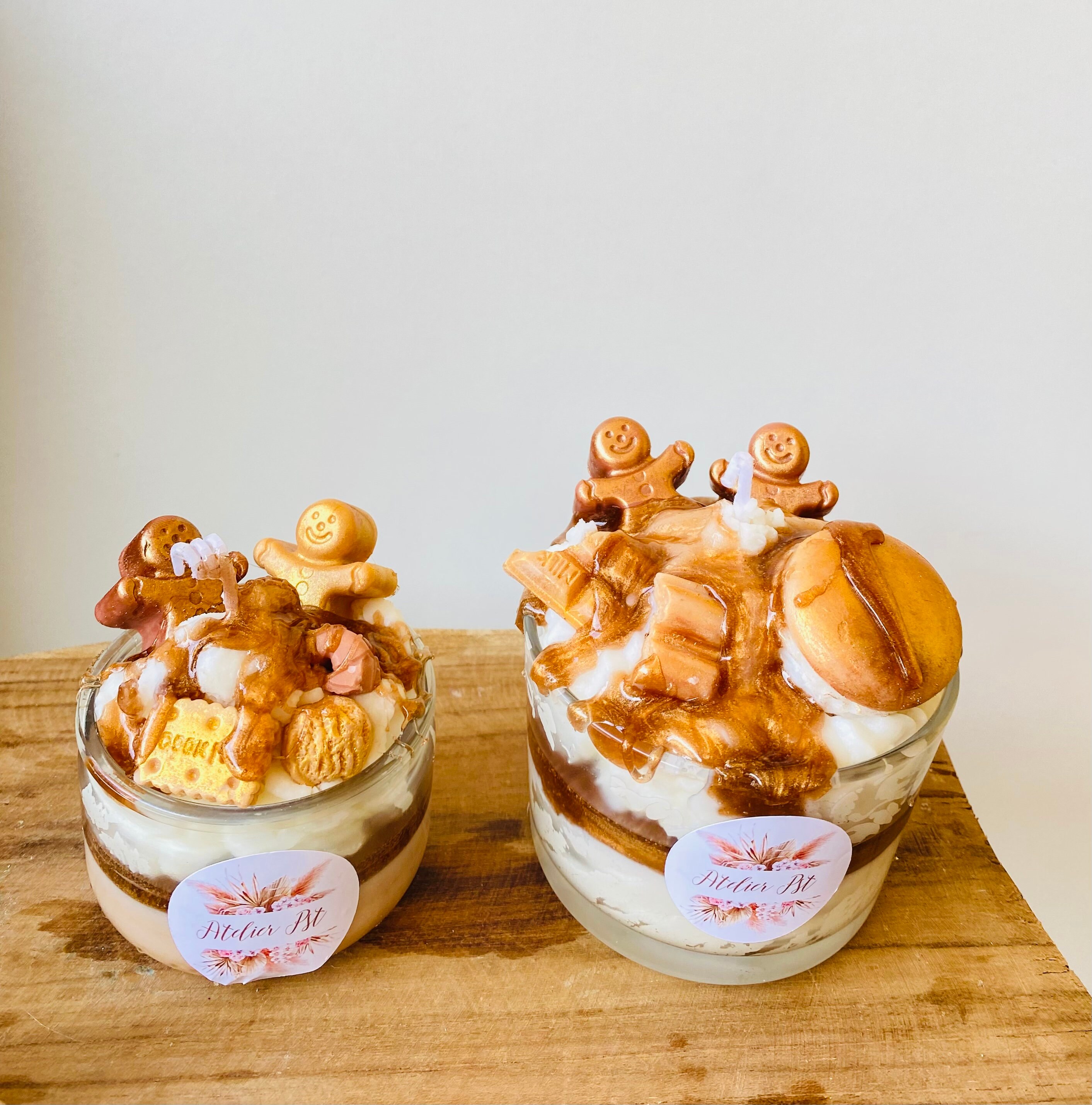 Lot Bougie Gourmande Vanille Caramel Pâques