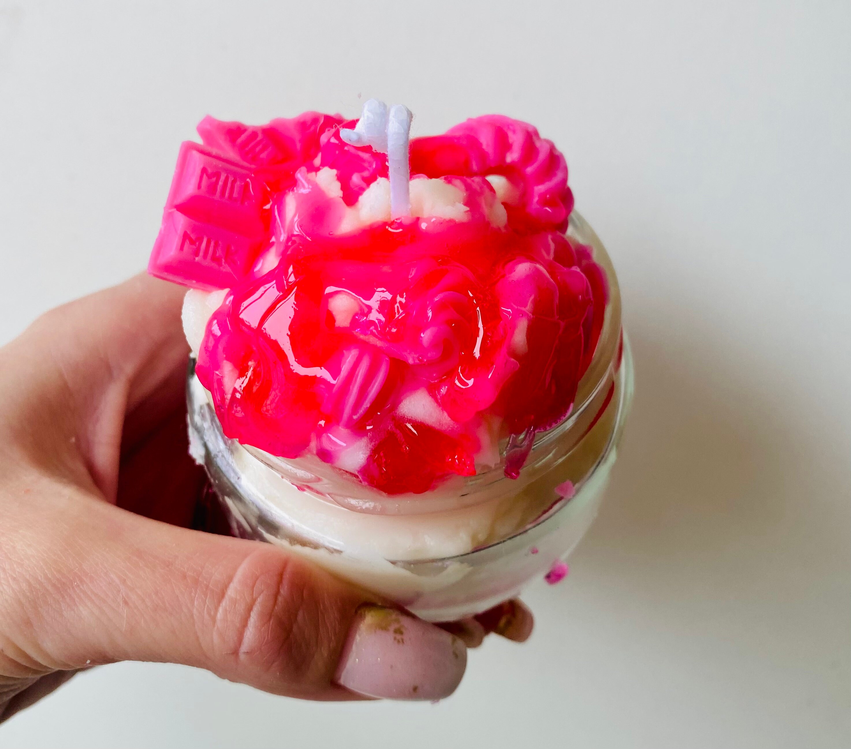 Bougie Bonbon Rose Candle Candy Pink