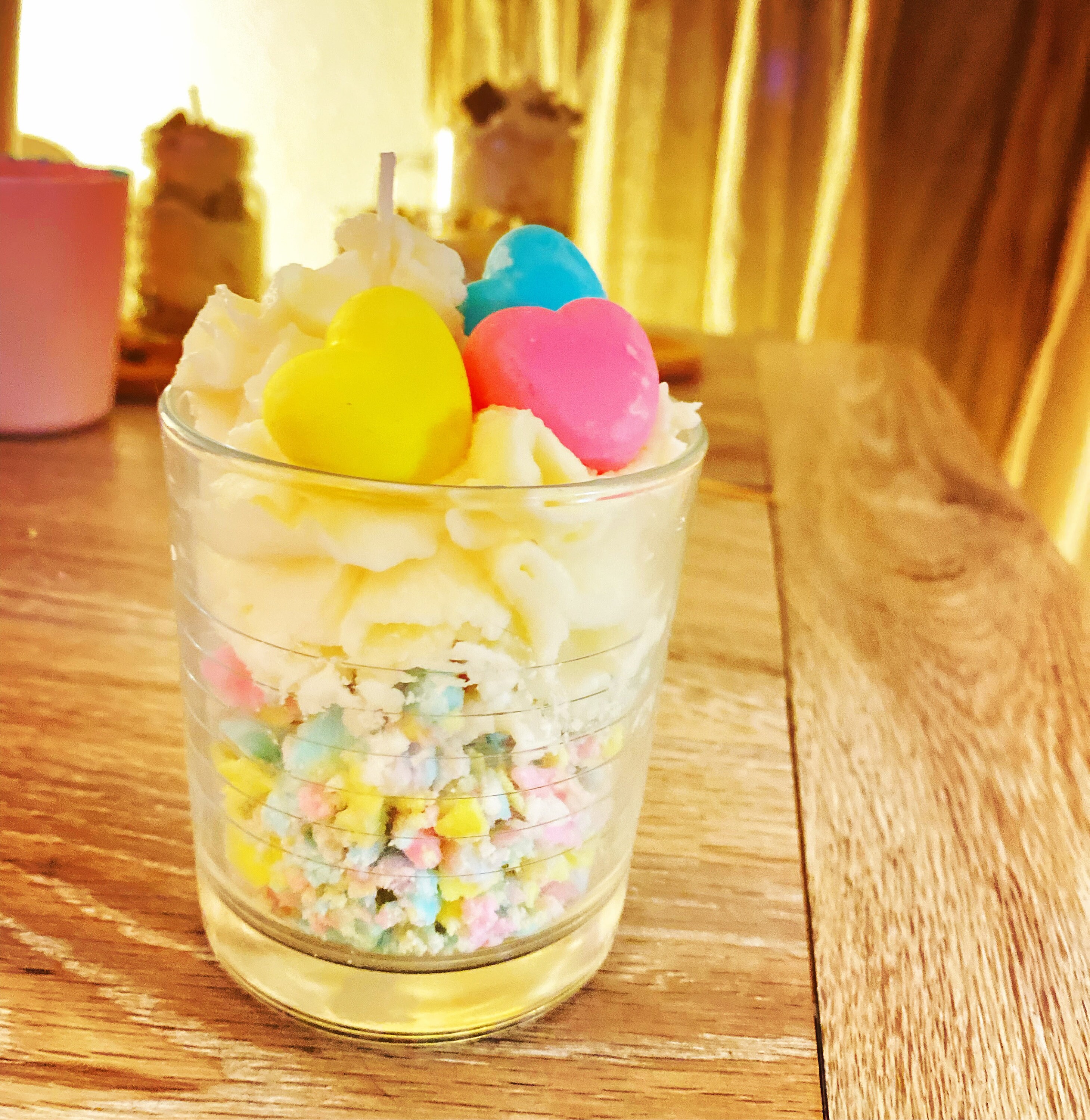 Candle Rainbow Bougie Arc en Ciel