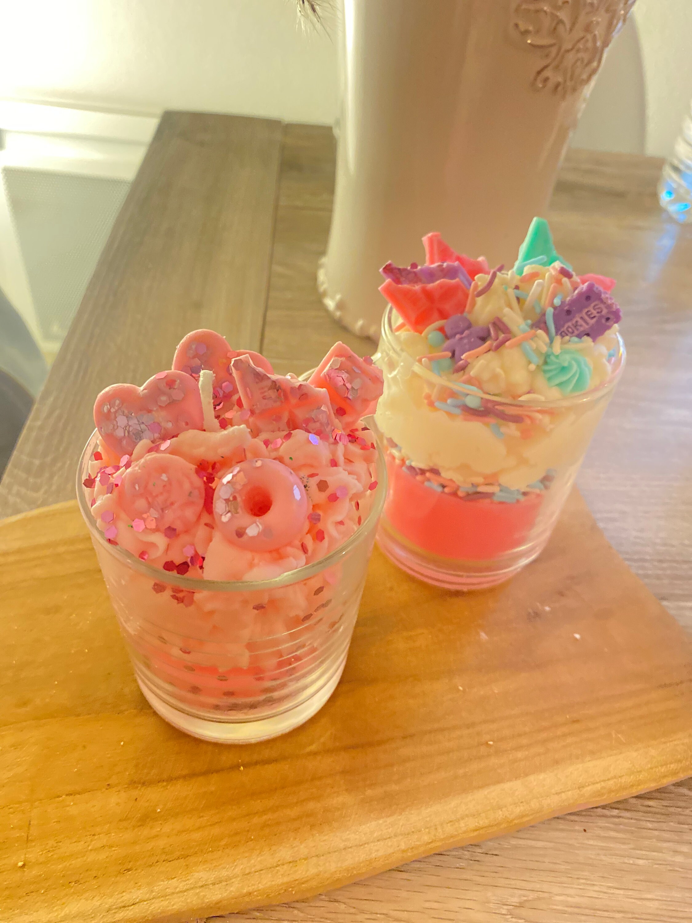 Lot Bougie Gourmande Candle Cake Anniversaire Paillette Bougie Pâques Mamie