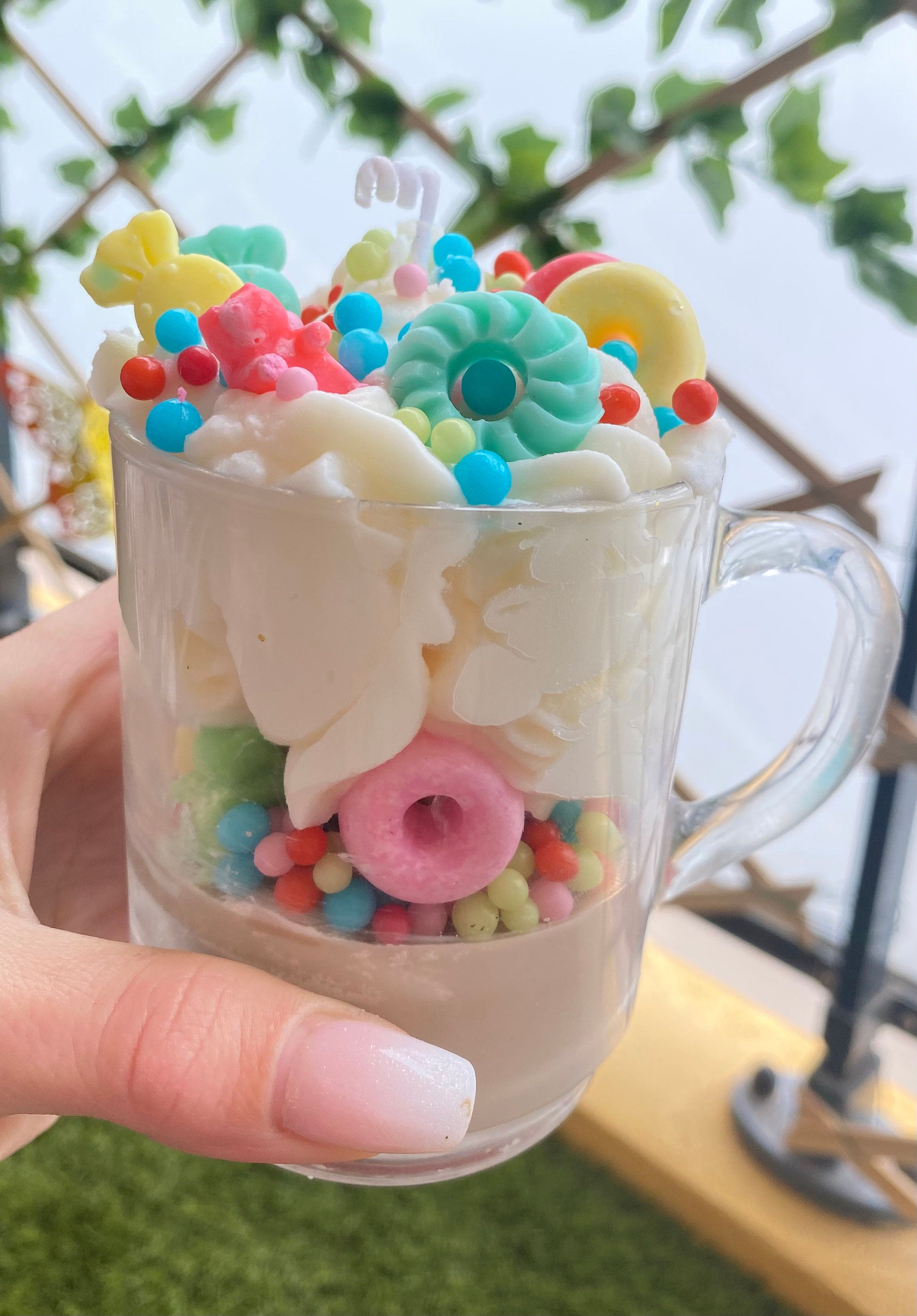 Candle Cake Bougie Gourmande Rainbow