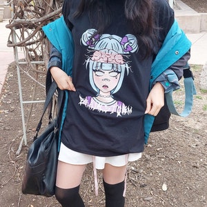 Yami Kawaii Brainstorm Menhera Unisex Heavy Cotton Shirt