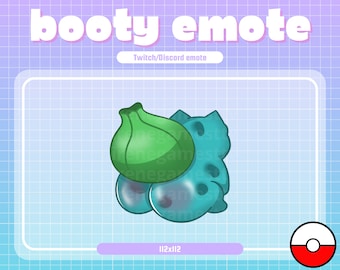 Bulbasaur Booty Twitch Emote