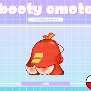 Fuecoco Booty Twitch Emote