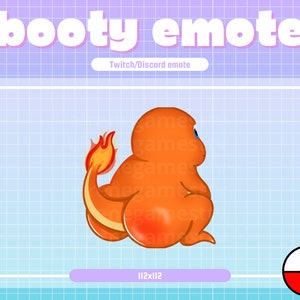 Charmander Booty Twitch Emote