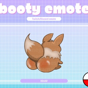 Eevee Booty Twitch Emote