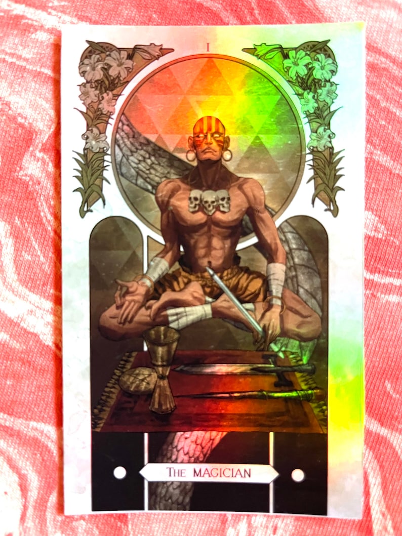Street Fighter Tarot Cards Holographic Vinyl Stickers for Car | Etsy Canada