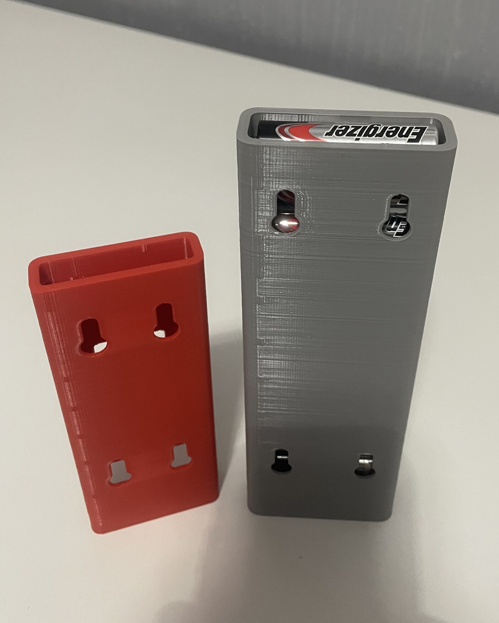 AA & AAA Wall Mounted Battery Dispenser / Holder / Storage 3D Printed