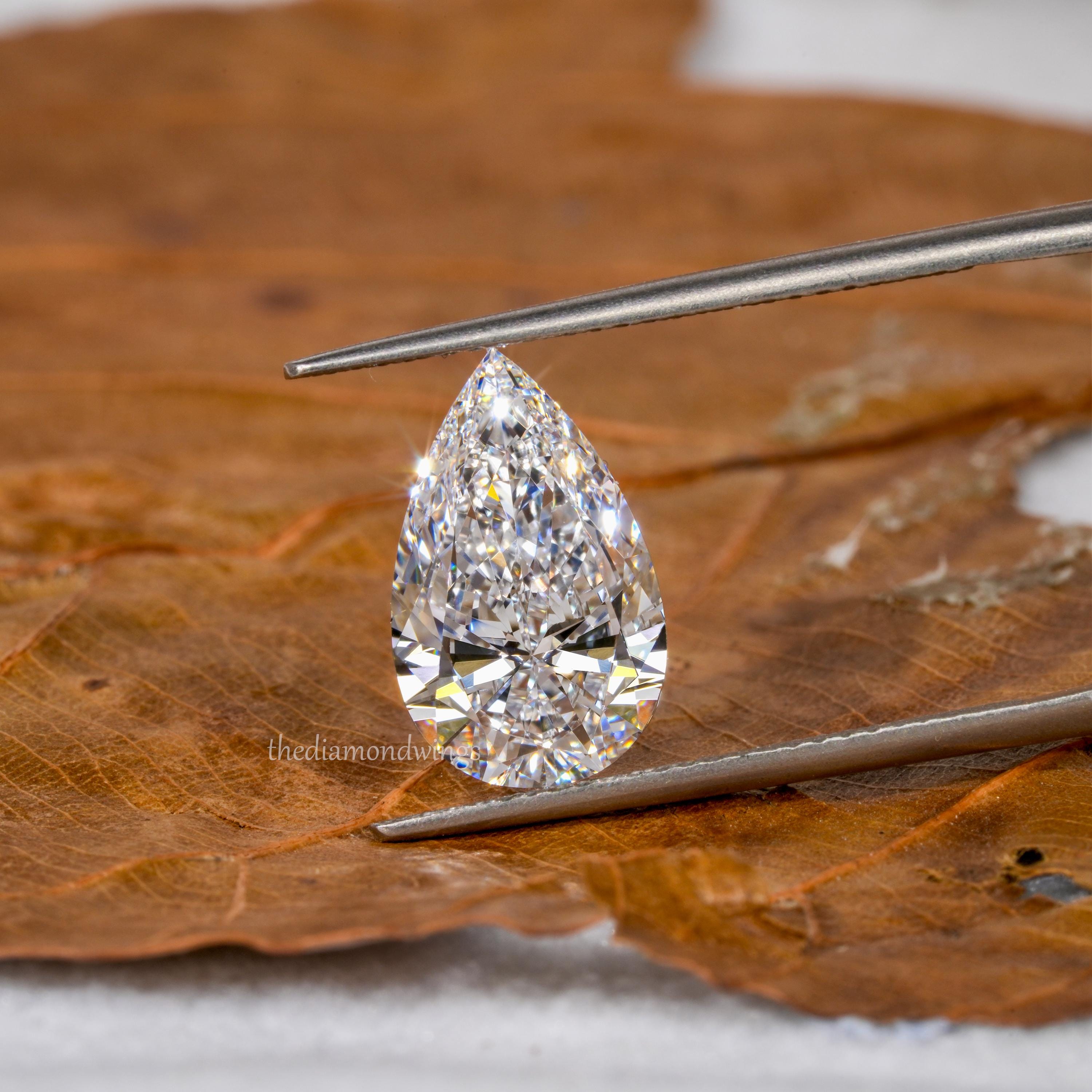 2.0ct Pear Cut IGI Certified Diamond,Pear Diamond For Engagement Ring,Lab Grown Diamond For Personalized Jewelry,Diamond For Her,CVD Diamond