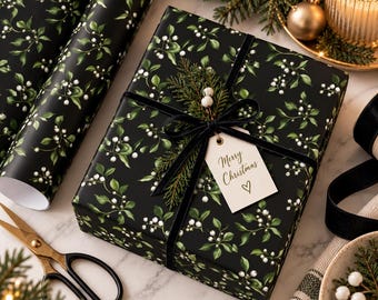 Christmas Gift Wrap Papers, Holiday Wrapping Paper, Festive Gift Packaging, Xmas Present Decor, Seasonal Gift Wrap