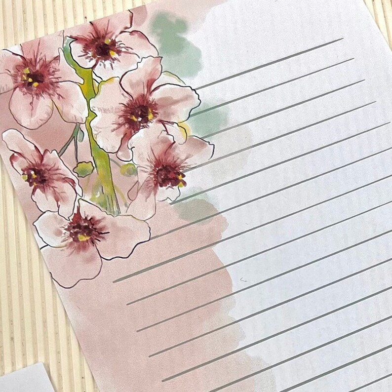 Cottagecore Stationery Template Great for Letter Writing Etsy