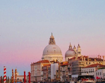 Sunset over The Grand Canal, Venice, Italy; Digital Photography; Photography