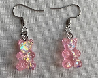 Glitzer Gummibärchen Ohrringe