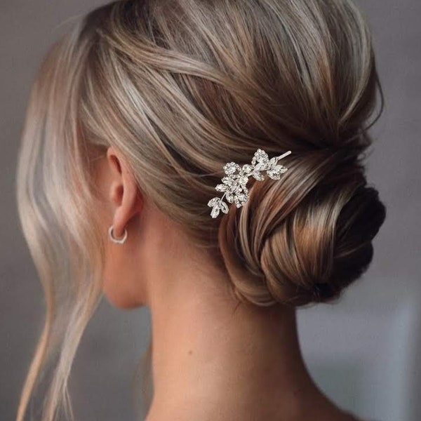 Sparkle Strass Hochzeit Haarspange - Perfektes Haar Accessoire für Braut Look
