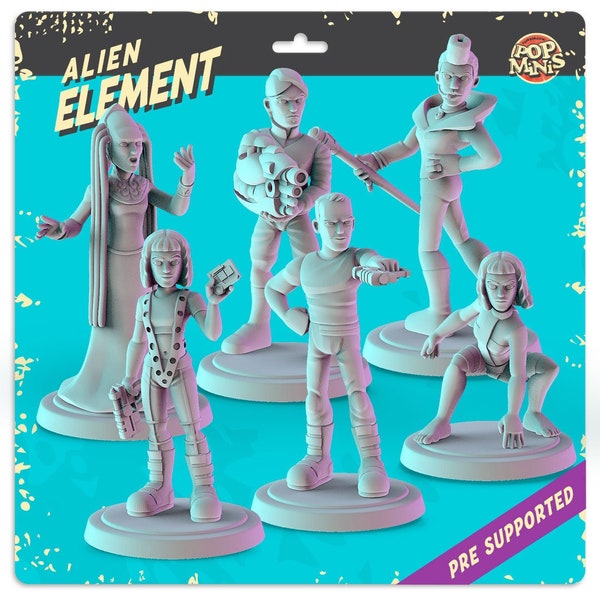 The Fifth Element (fan art) | 32mm scale miniatures | Pop Minis