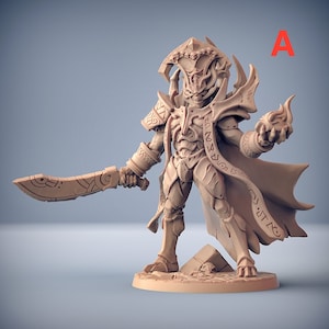 Ossarnus, the Sarcophagus Guardian | LARGE model | 2 design options | 32mm scale miniature | Artisan Guild
