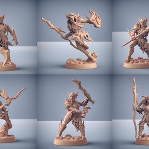 Sunken Kingdoms - Triton Raiders | 12 design options | 32mm scale miniature | Artisan Guild