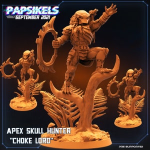 Skull Hunters - Choke Lord - Diorama | 32mm scale miniature | Papsikels