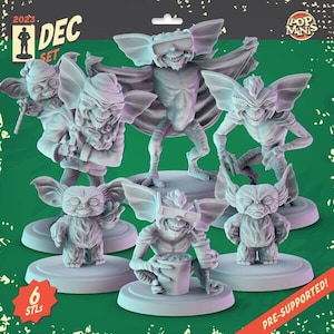 Gremlins (fan art) | 32mm scale miniatures | Pop Minis