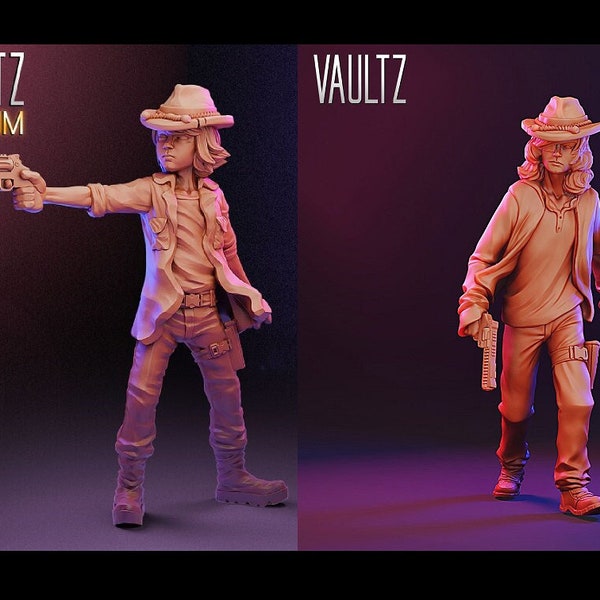 Walking Dead (fan art) - Carl Grimes - Little Sheriff | 32mm scale miniature | Vaultz Miniatures