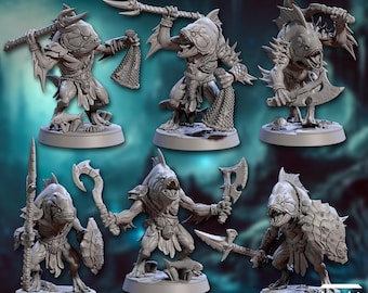 Lunatics of the Death-Tide - Modular Jurakin | 32mm scale miniature | Artisan Guild
