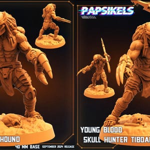 Skull Hunters - Young Bloods | 32mm scale miniature | Papsikels