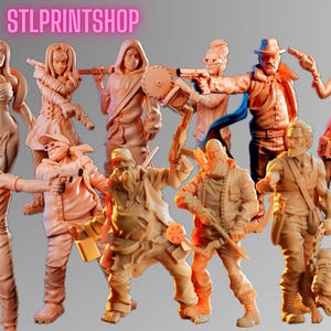 City Stalkers - Apocalypse Survivors | 32mm scale miniature