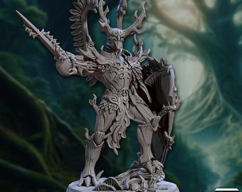 Barkwraith Spriggans - The Green Knight | 32mm scale miniature | Artisan Guild