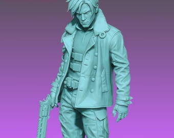 Citizen Evil 9 - Seasoned Zombie Killer | 32mm scale miniature | OldsCool Gaming