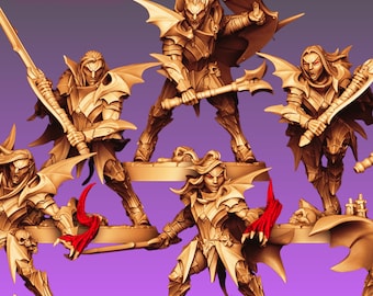 The Bloodhunt - Modular Vampire Knights | 32mm scale miniature | Artisan Guild